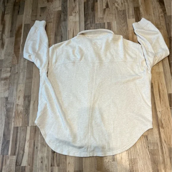 Aerie Lumber Jane Fleece Button Down - Picture 6 of 7